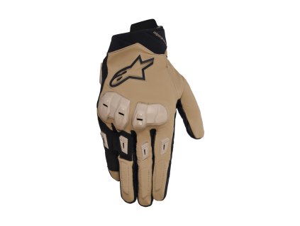 rukavice SP X 3  ALPINESTARS tmavá khaki/písková/černá 2025 (Veľkosť S)