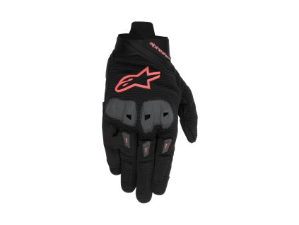 rukavice SP X 1  ALPINESTARS čierna/červená fluo 2025