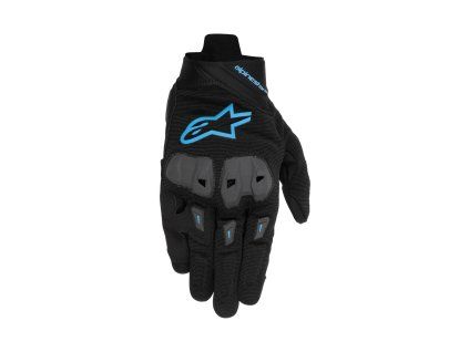 rukavice SP X 1  ALPINESTARS černá/modrá 2026 (Veľkosť S)