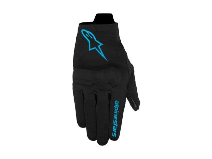 rukavice REEF V2  ALPINESTARS  dámské černá/modrá 2025 (Veľkosť XS)