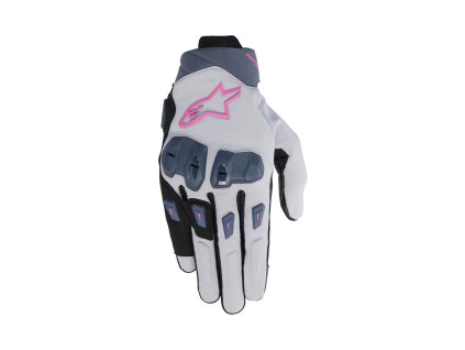 rukavice STELLA SP X 3  ALPINESTARS  dámské šedá/tmavě šedá/černá/růžová 2025
