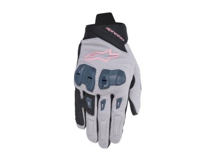 rukavice STELLA SP X 1  ALPINESTARS  dámské šedá/čierna/tmava šedá/ružová 2025