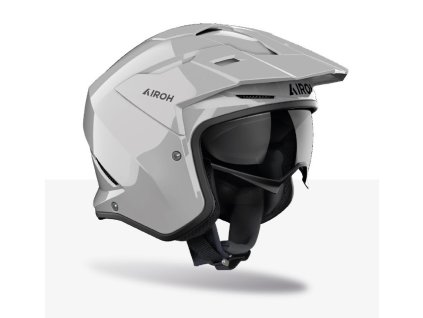 přilba KOMBAKT Color  AIROH betonová šedá lesklá 2026 (Veľkosť XS)