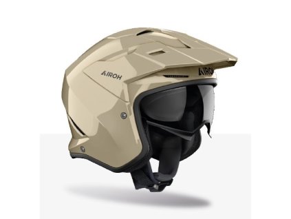 přilba KOMBAKT Color  AIROH moka lesklá 2026 (Veľkosť XS)