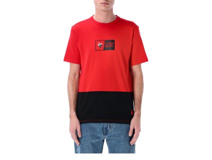 triko Marc Marquez - DUCATI Corse  červená  černá (Veľkosť M)