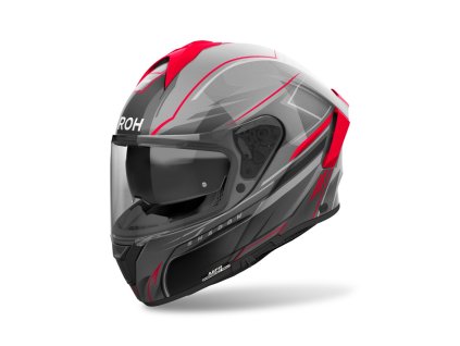 přilba SPARK 2 Shadow  AIROH červená lesklá 2026 (Veľkosť XS)