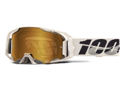 ARMATIC 100%  USA  okuliare motokrosové PITCH  zlaté plexi
