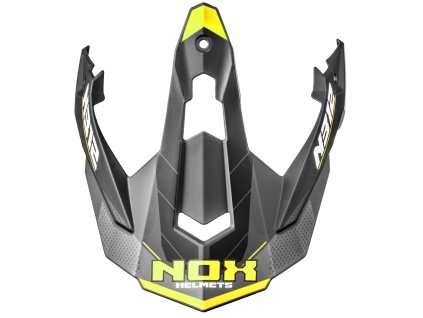 kšilt pro přilby N312 VAPOR  NOX černá matná  žlutá