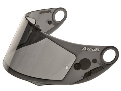 plexi pro přilby GP500 / GP550  AIROH tmavé kouřové