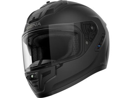 Mesh přilba s headsetem Phantom  SENA matná černá (Veľkosť XL)