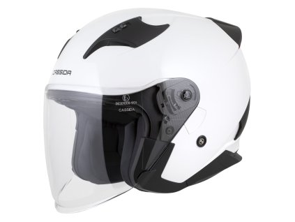 přilba Reflex 20 Solid  CASSIDA bílá/černá 2026 (Veľkosť L (59 až 60 cm))