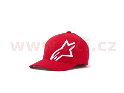 kšiltovka CORP SHIFT 2  ALPINESTARS červená/bílá (Veľkosť L/XL)