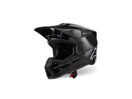 přilba S-M3 SOLID  ALPINESTARS černá 2026 (Veľkosť XS)