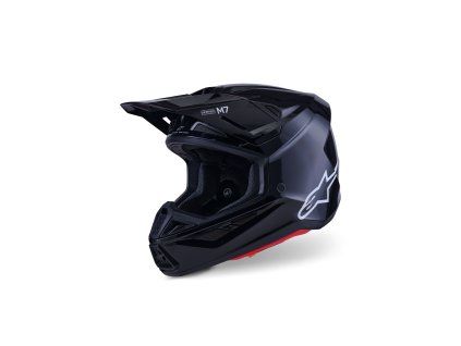přilba SUPERTECH S-M7 SOLID  ALPINESTARS černá 2026 (Veľkosť M)