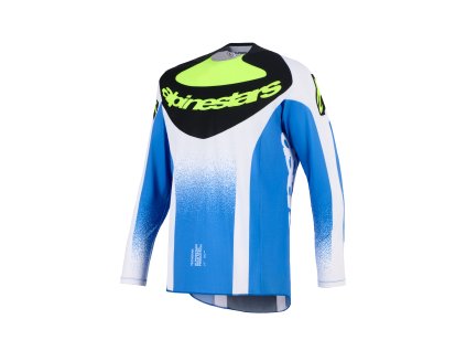 dres TECHSTAR KNIF  ALPINESTARS modrá/černá/žlutá fluo 2026 (Veľkosť S)
