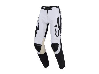 kalhoty RACER RIWAY  ALPINESTARS bílá/černá 2026 (Veľkosť 40)