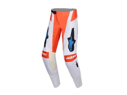 kalhoty TECHSTAR KNIF  ALPINESTARS světle šedá/oranžová fluo/černá 2026 (Veľkosť 28)