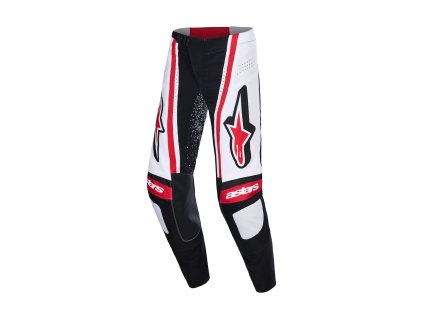 kalhoty TECHSTAR NOMUR  ALPINESTARS černá/bílá/červená 2026 (Veľkosť 28)