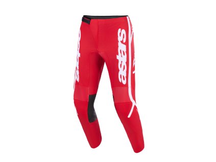 kalhoty FLUID APEX  ALPINESTARS červená/bílá 2026 (Veľkosť 28)