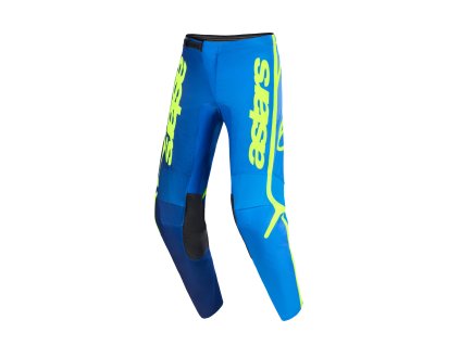 kalhoty FLUID APEX  ALPINESTARS modrá/žlutá fluo 2026 (Veľkosť 28)