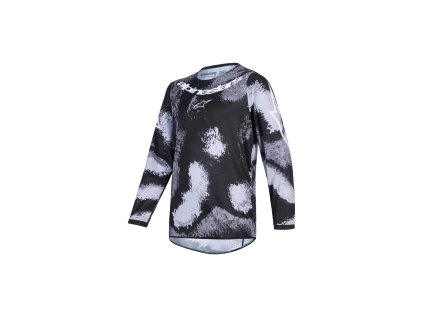 dres FLUID LAHND YOUTH  ALPINESTARS  dětské stupně šedi/camo 2026 (Veľkosť S)