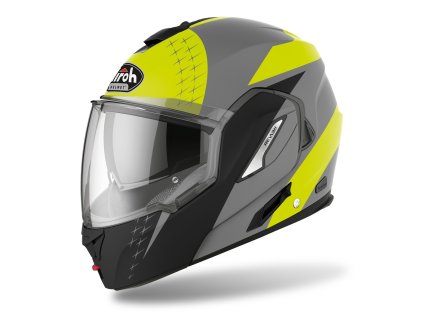 prilba REV 19 Leaden AIROH matná žltá