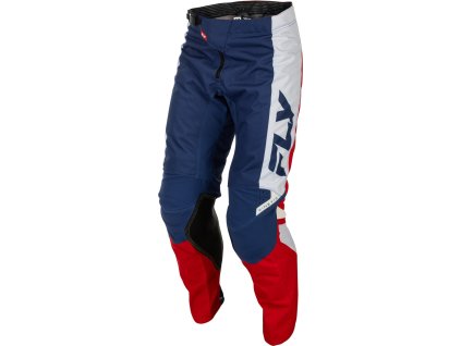kalhoty KINETIC  FLY RACING - USA 2026 červená/bílá/modrá (Veľkosť 30)