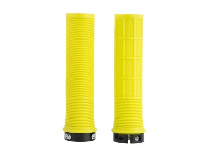 dRIVER MTB LOCK-ON gripy so skrutkovacími objímkami OXFORD yellow fluo 130 mm 1 pár