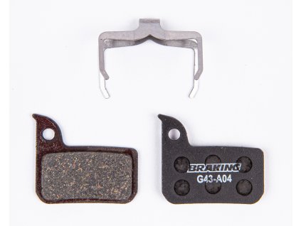 brzdové doštičky pre systémy SRAM BRAKING organická zmes 2 ks v balení