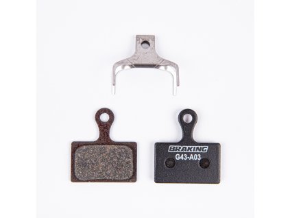 brzdové doštičky pre systémy SHIMANO BRAKING Organická zmes 2 ks v balení