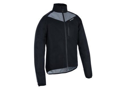 bunda ENDEAVOUR WATERPROOF  OXFORD černá/šedá reflexní (Veľkosť M)