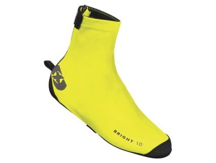 voděodolné návleky přes cyklo boty a tretry BRIGHT SHOES 10  OXFORD žluté fluo (Veľkosť S ( bot 37 až 38))