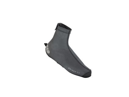 nepremokavé návleky na cyklistické topánky a tenisky BRIGHT SHOES 2.0, OXFORD (čierne reflexné)
