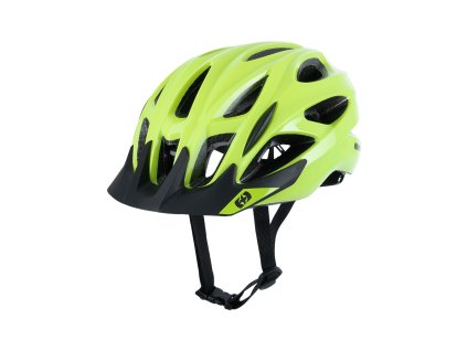 cyklo přilba HOXTON  OXFORD žlutá fluo/černá (Veľkosť obvod hlavy 54 - 58 cm)