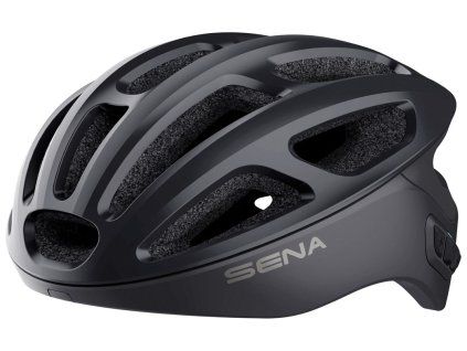 cyklo přilba s headsetem R1  SENA černá (Veľkosť L)