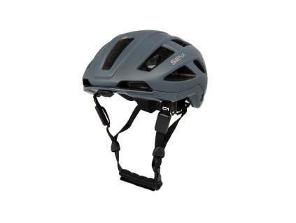 cyklo přilba s headsetem C1  SENA matná šedá (Veľkosť M)