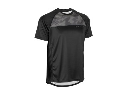 cyklo dres SUPER D  FLY RACING - USA černá/camo (Veľkosť S)