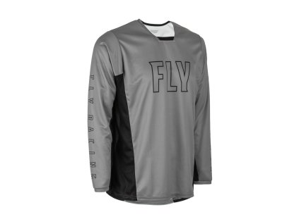 cyklistický dres RADIUM, FLY RACING - USA (sivý/čierny)
