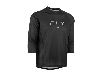 dres RIPA 3/4  FLY RACING - USA černá/šedá (Veľkosť S)