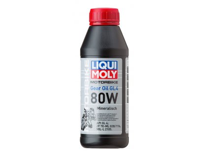 LIQUI MOLY Motocyklový prevodový olej 80w - minerálny prevodový olej 500 ml