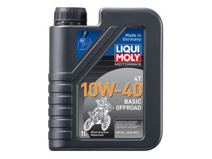 LIQUI MOLY Motorbike 4T 10W40 Basic Offroad, minerálny motorový olej 1 l