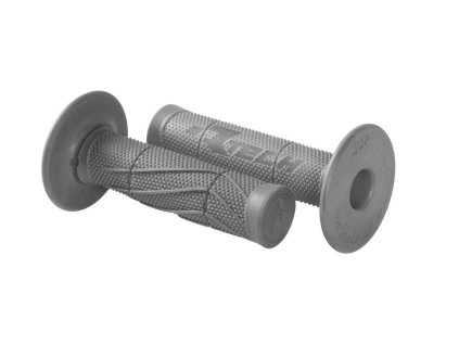 gripy Wave soft RTECH sivé pár dĺžka 118 mm