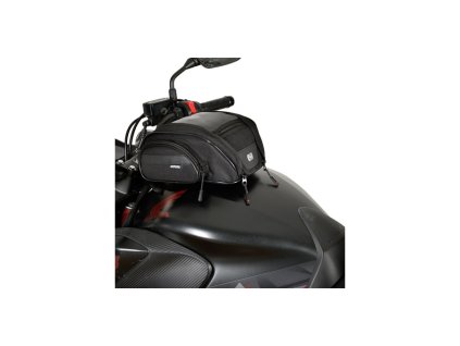 batoh pre motocykel F1 Mini, OXFORD (čierny, objem 7 l)