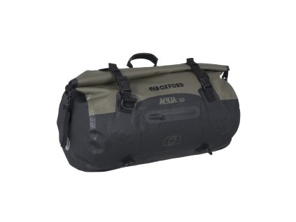 vodotesná taška Aqua T-30 Roll Bag, OXFORD (khaki/čierna, objem 30 l)