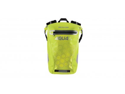 vodotesný batoh AQUA V12, OXFORD (žltá fluo, objem 12 l)