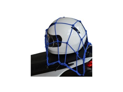 flexibilná sieťka na batožinu pre motocykle, OXFORD (30 x 30 cm, modrá)