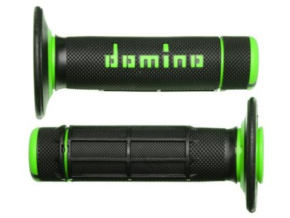 gripy A020 offroad dĺžka 118 mm DOMINO čierno-zelené