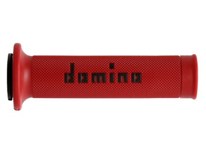 gripy A010 dĺžka 120/125 mm DOMINO červená/čierna