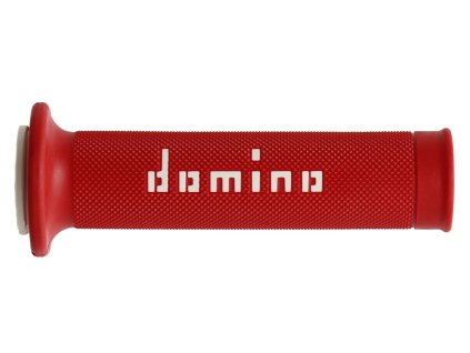 gripy A010 dĺžka 120/125 mm DOMINO červená/čierna