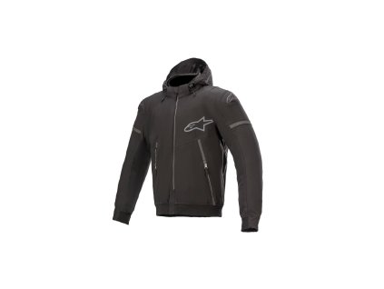bunda SEKTOR 2 TECH HOODIE  ALPINESTARS černá 2025 (Veľkosť S)